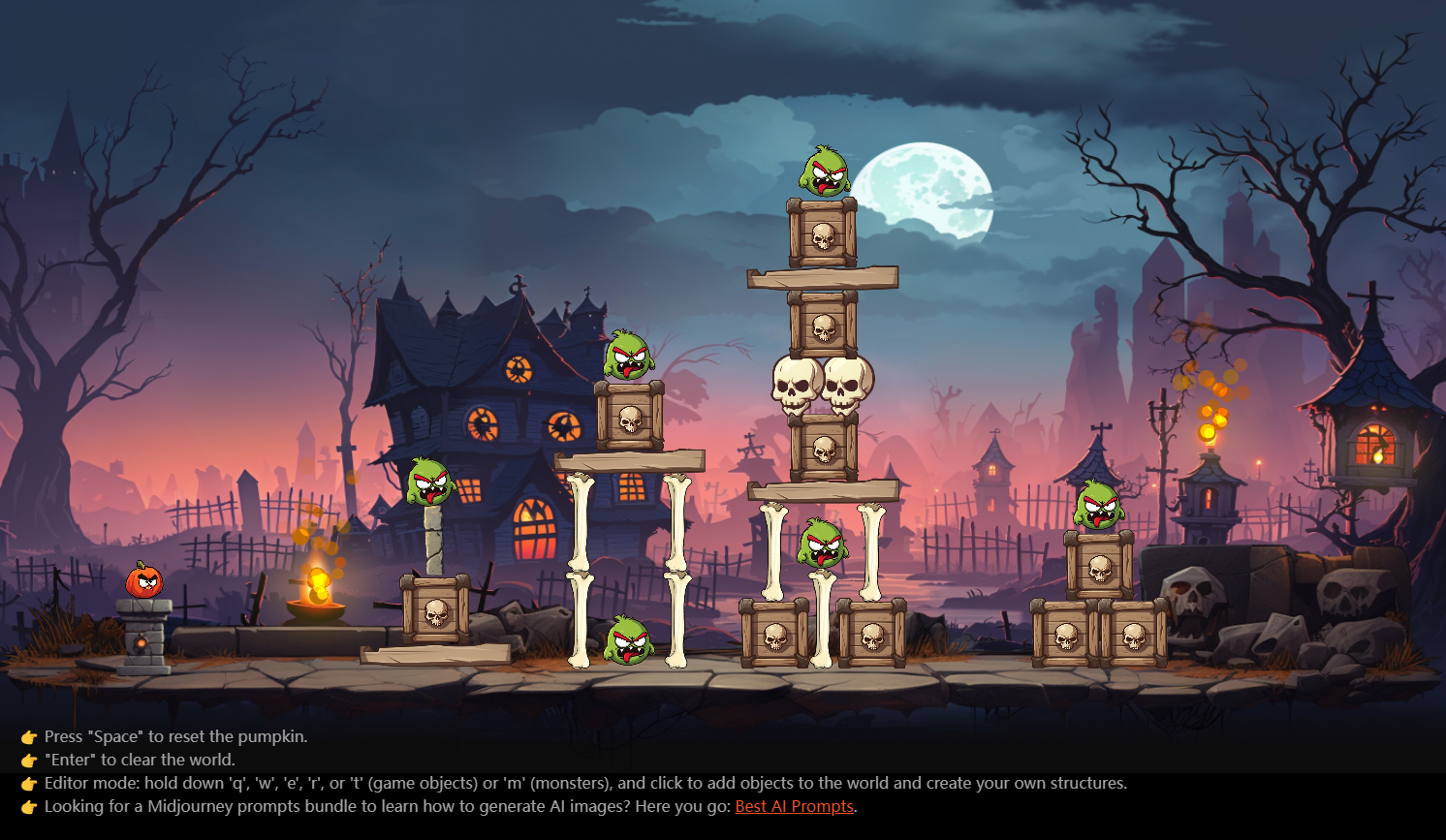 愤怒的南瓜万圣节游戏470